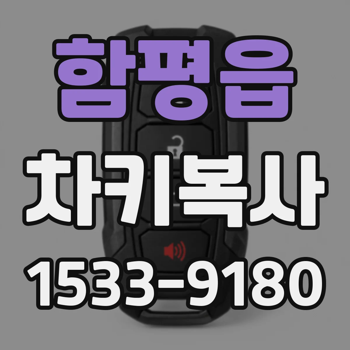 함평읍 차키복사
