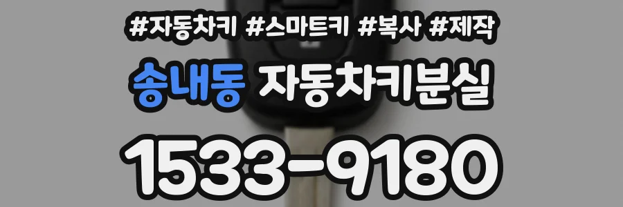 송내동 자동차키분실