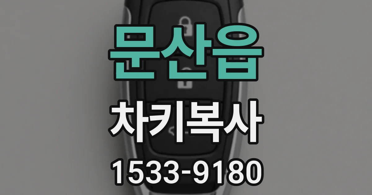 문산읍 차키복사