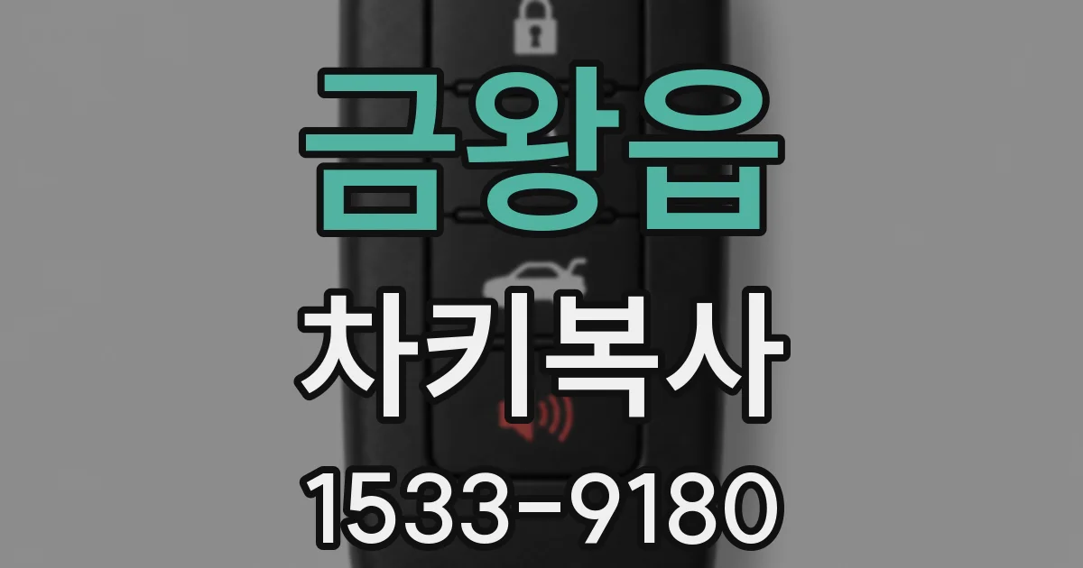 금왕읍 차키복사