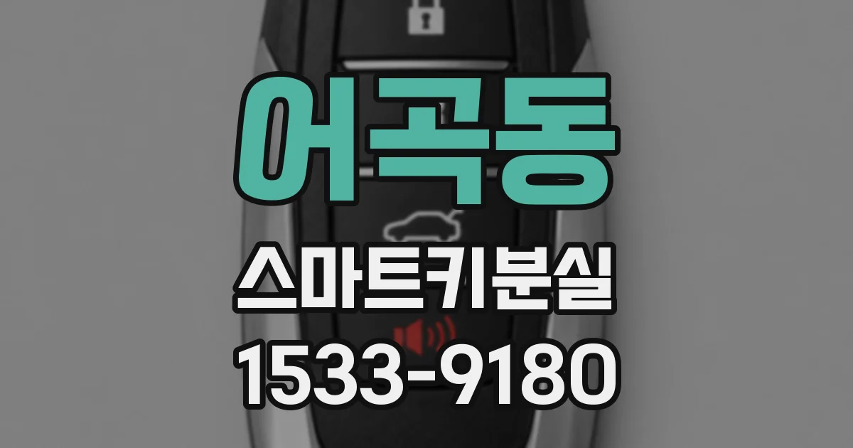 어곡동 스마트키분실