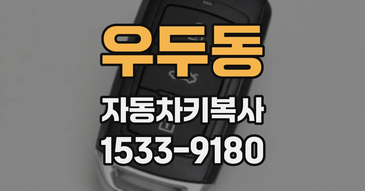 우두동 자동차키복사