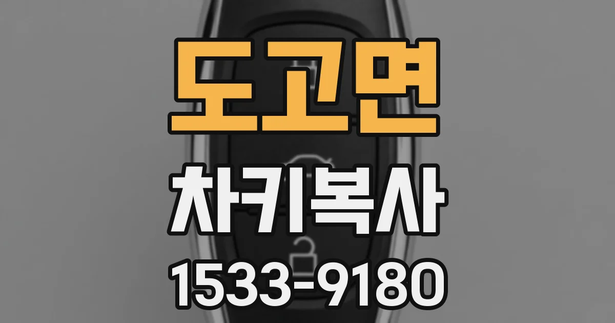 도고면 차키복사