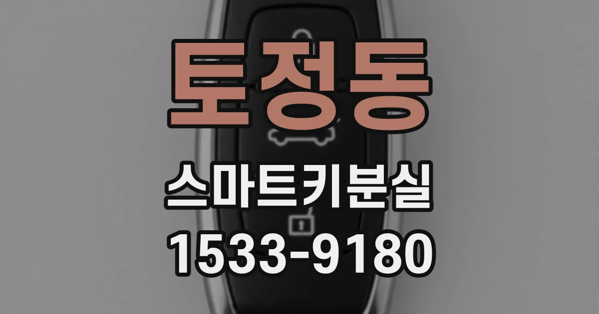 토정동 스마트키분실