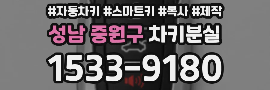 성남 중원구 차키분실