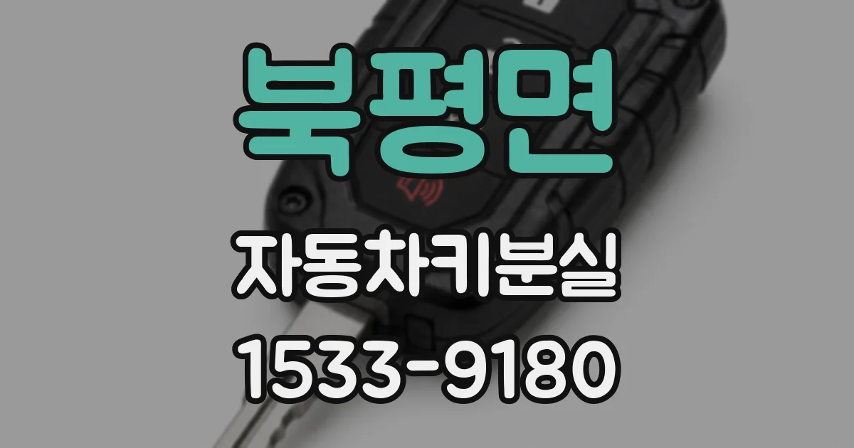 북평면 자동차키분실