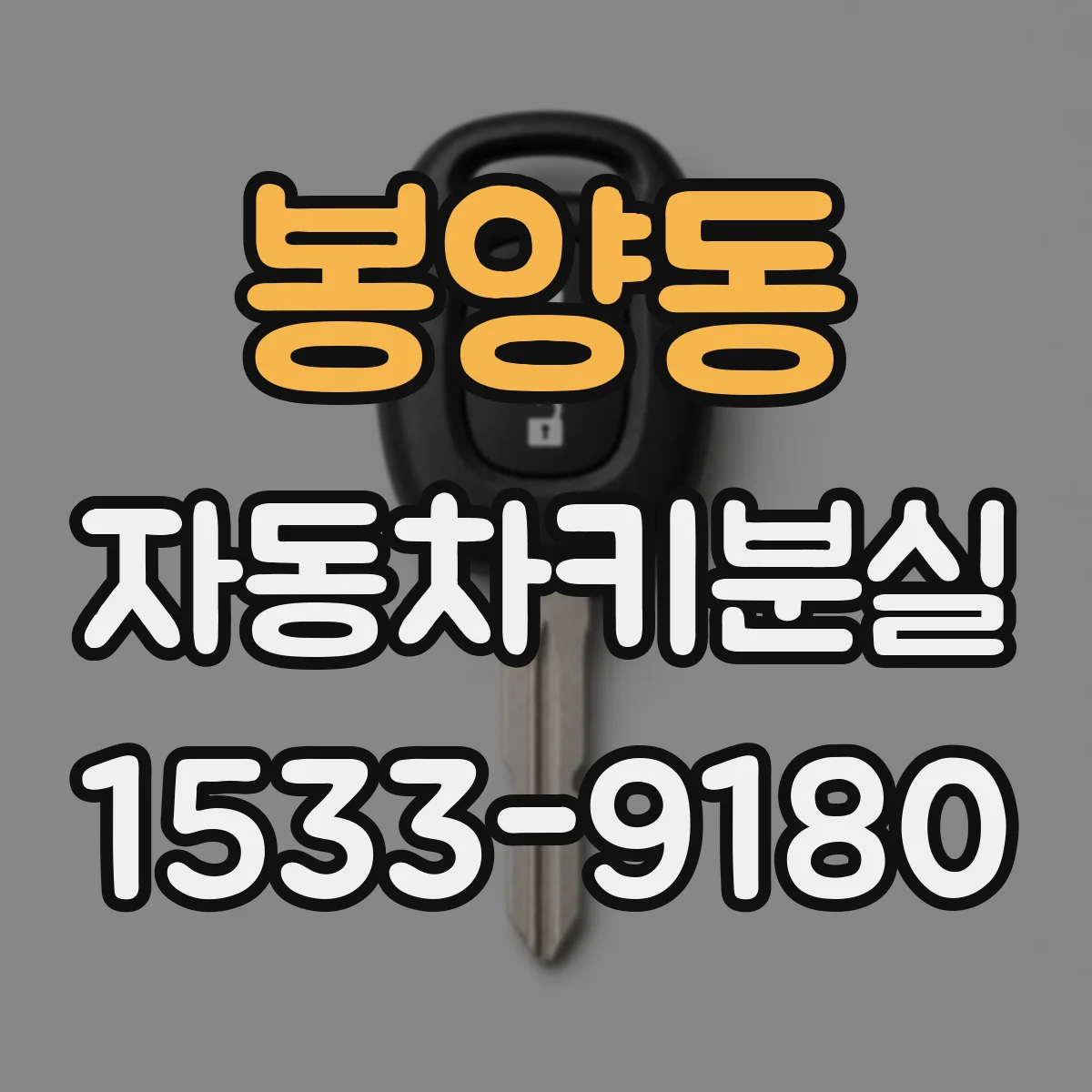 봉양동 자동차키분실