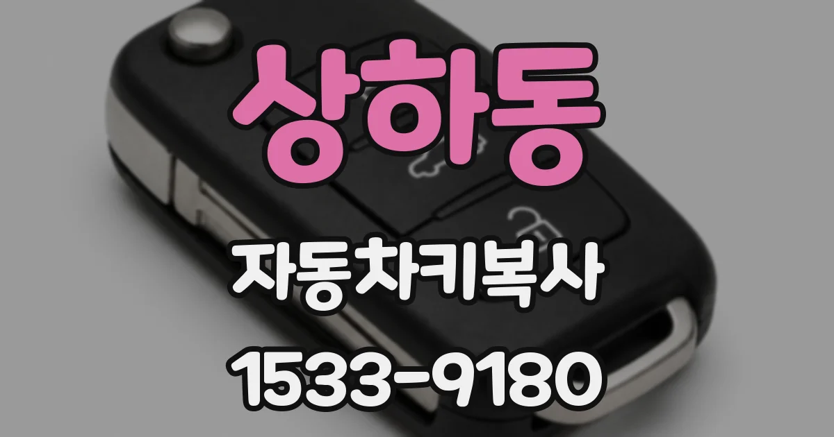 상하동 자동차키복사