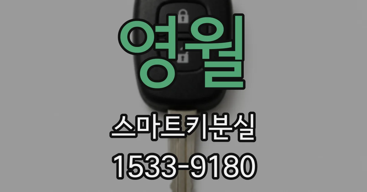 영월 스마트키분실