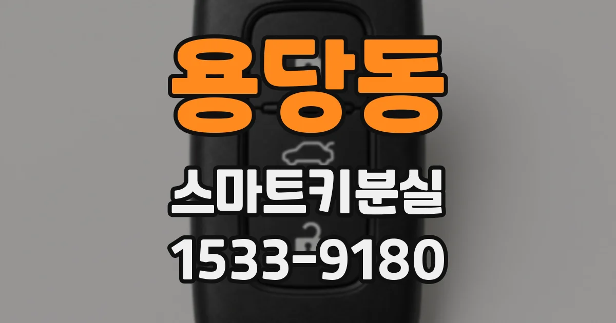 용당동 스마트키분실