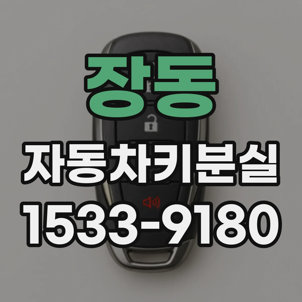 장동 자동차키분실