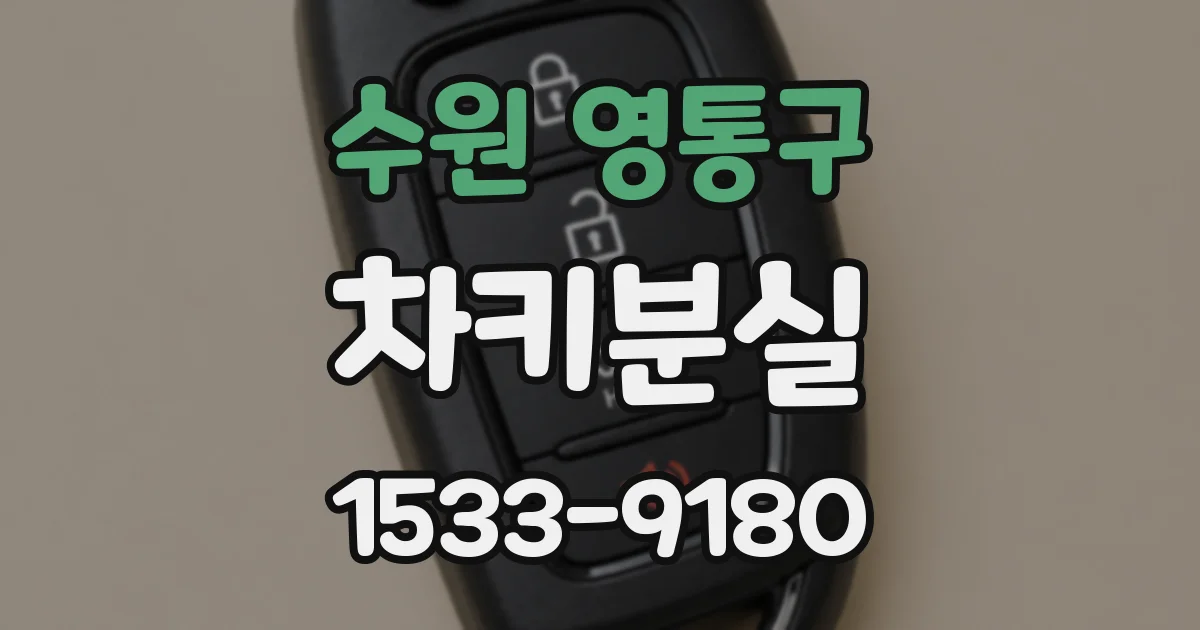 수원 영통구 차키분실