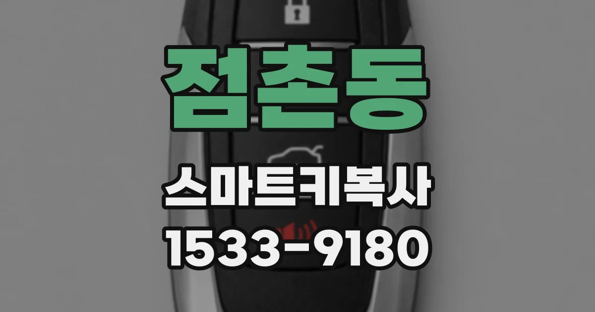 점촌동 스마트키복사