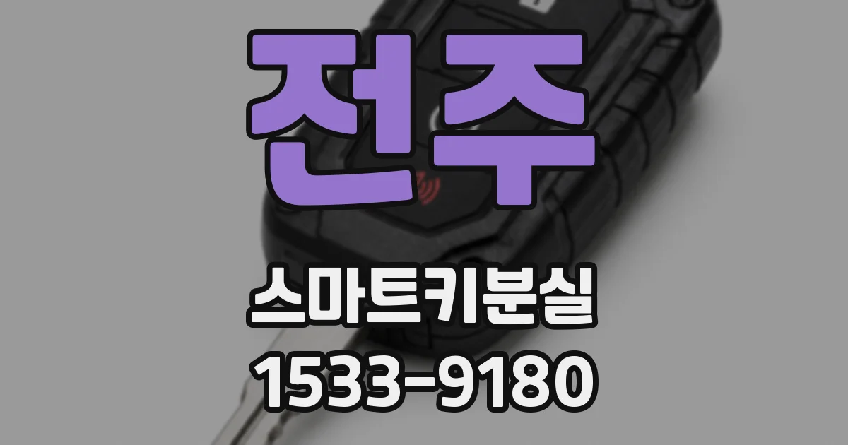 전주 스마트키분실