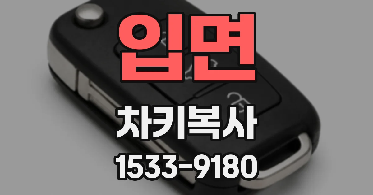 입면 차키복사