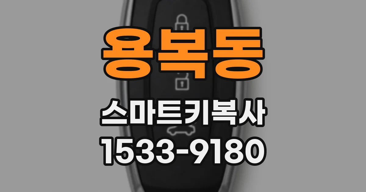 용복동 스마트키복사