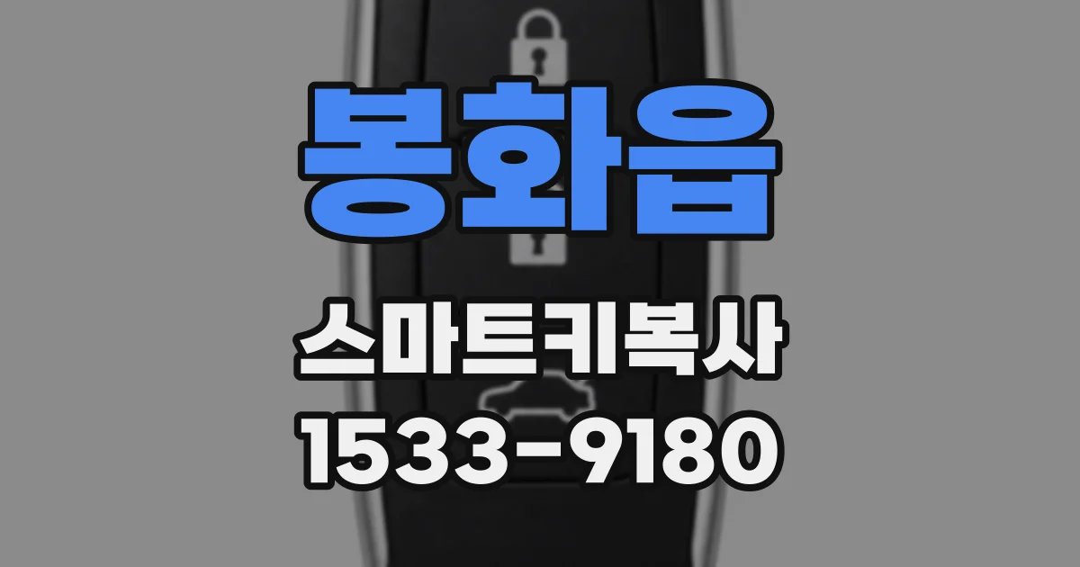 봉화읍 스마트키복사