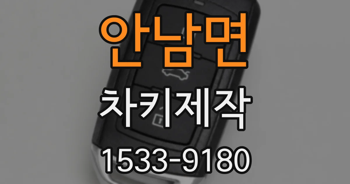안남면 차키제작