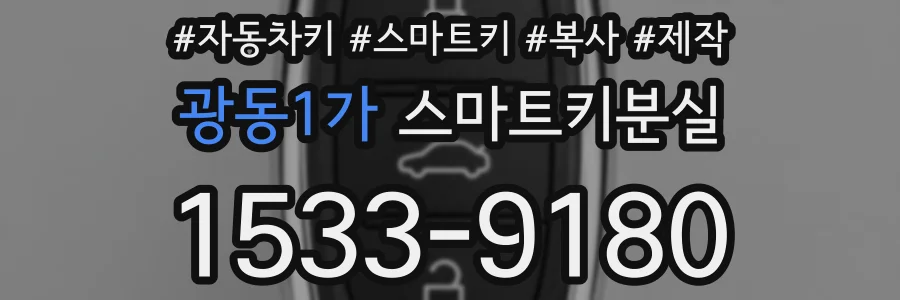 광동1가 스마트키분실