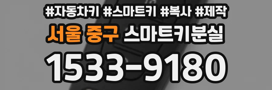서울 중구 스마트키분실