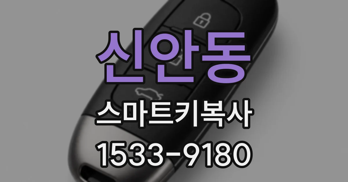 신안동 스마트키복사