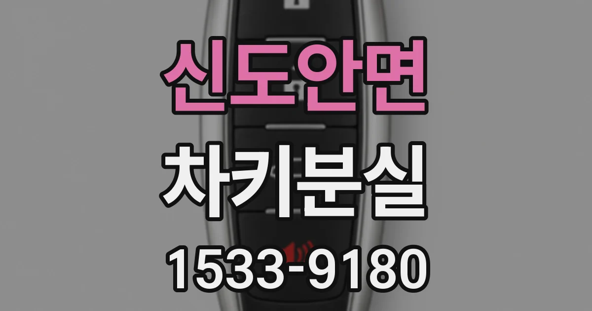 신도안면 차키분실