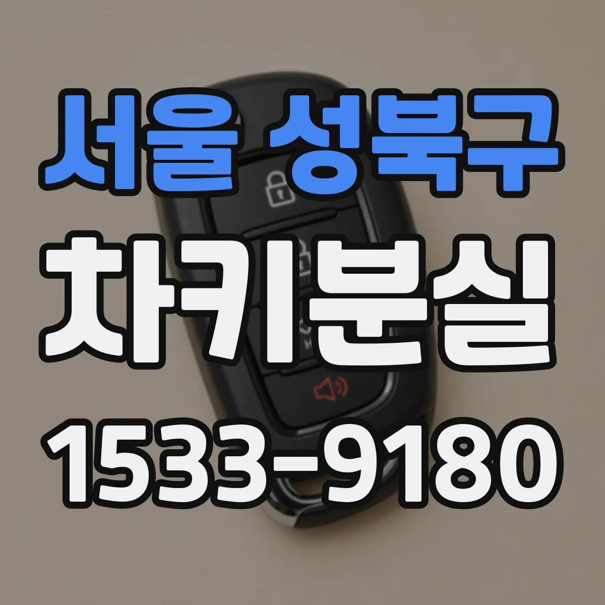 서울 성북구 차키분실