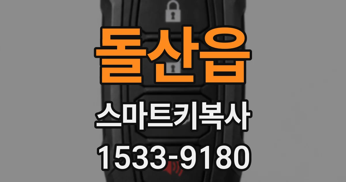 돌산읍 스마트키복사