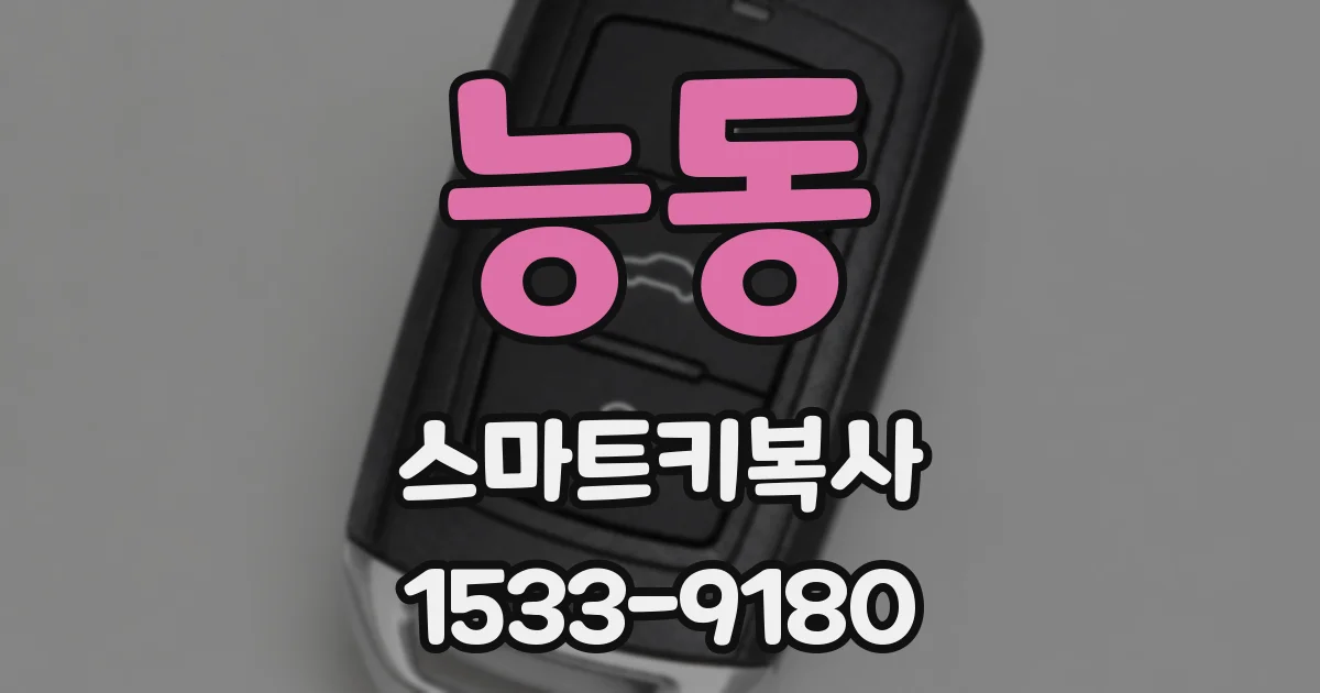 능동 스마트키복사