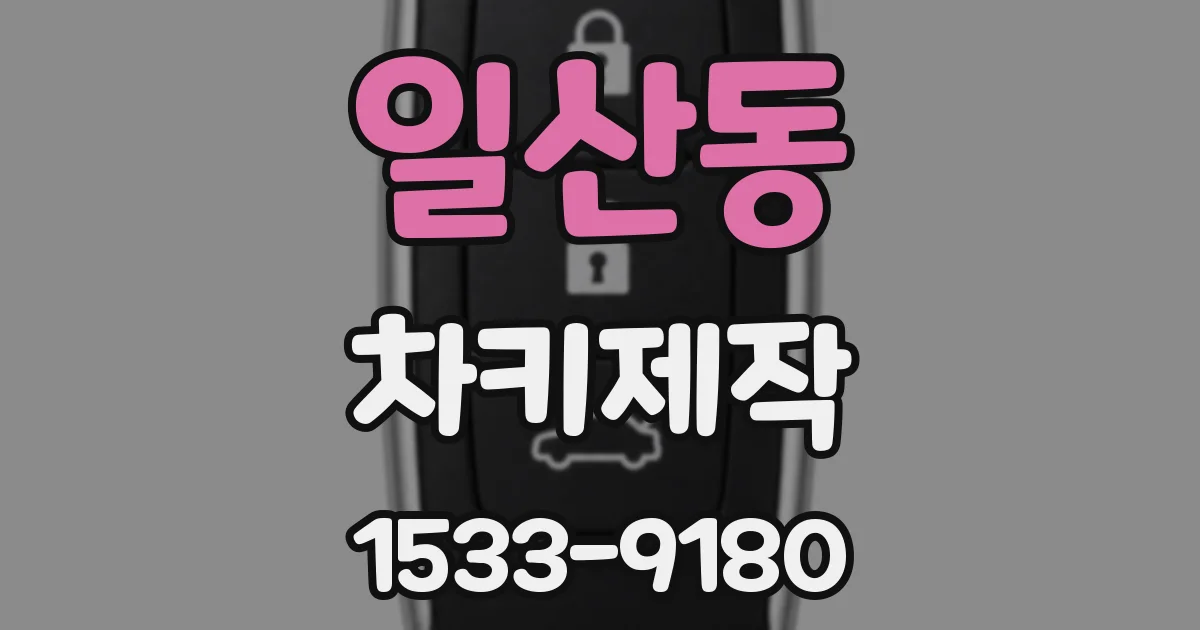일산동 차키제작