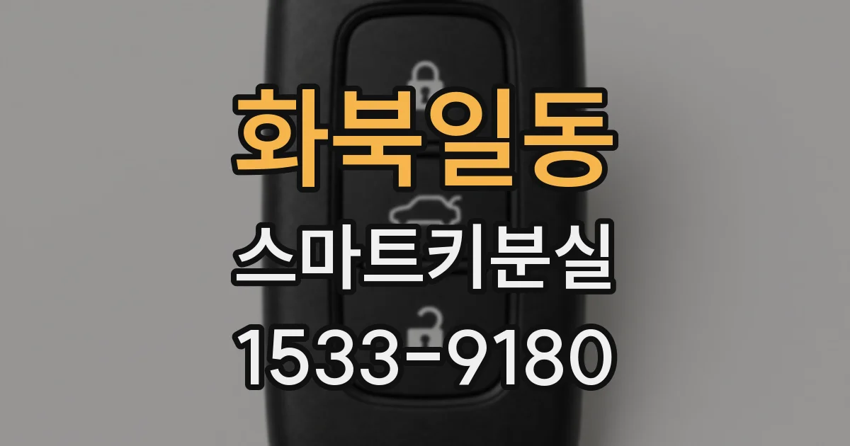 화북일동 스마트키분실