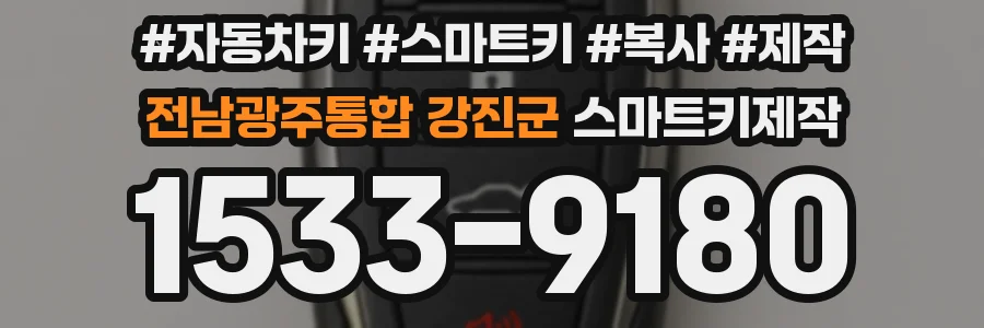 전남광주통합 강진군 스마트키제작