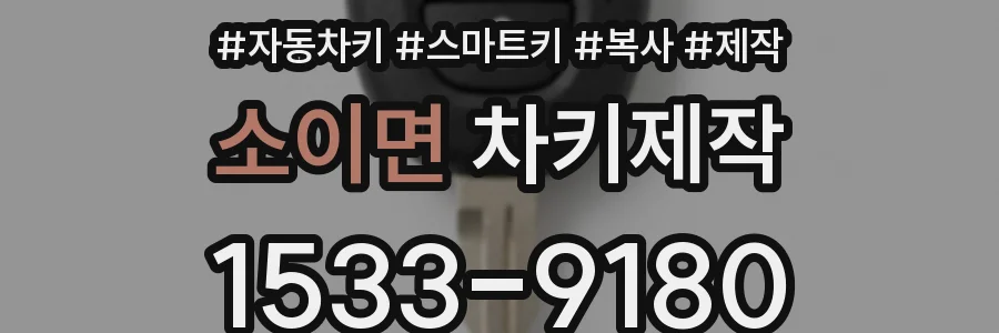 소이면 차키제작