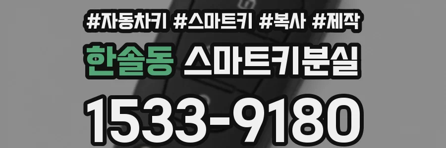 한솔동 스마트키분실