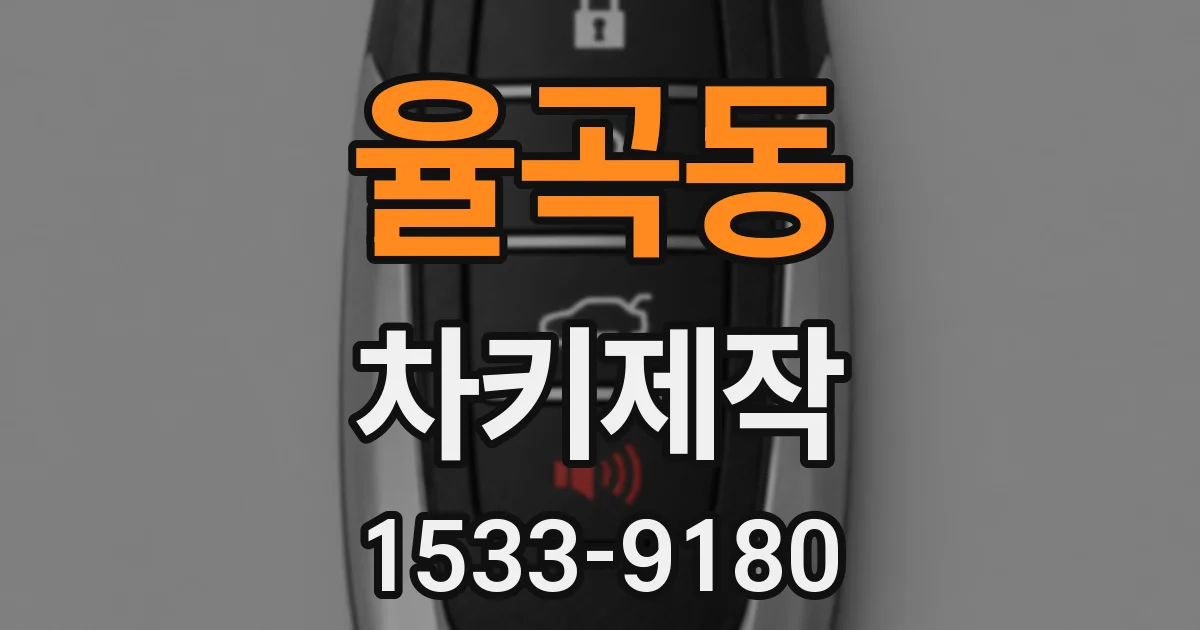 율곡동 차키제작