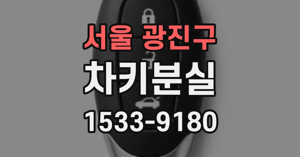서울 광진구 차키분실