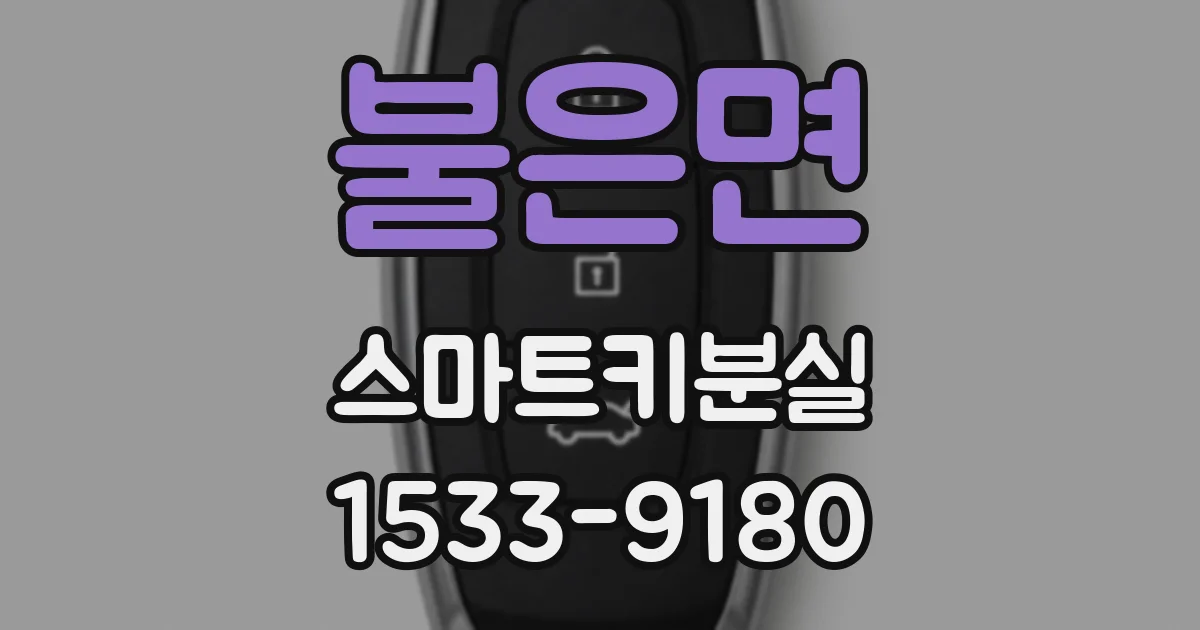 불은면 스마트키분실