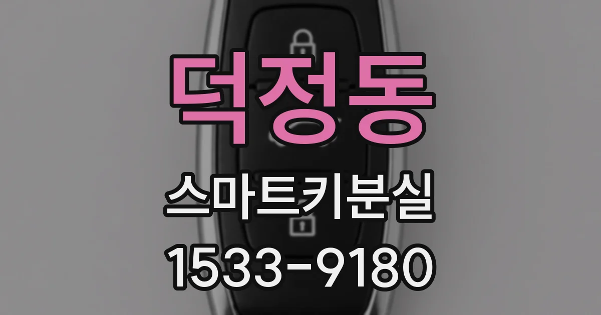 덕정동 스마트키분실