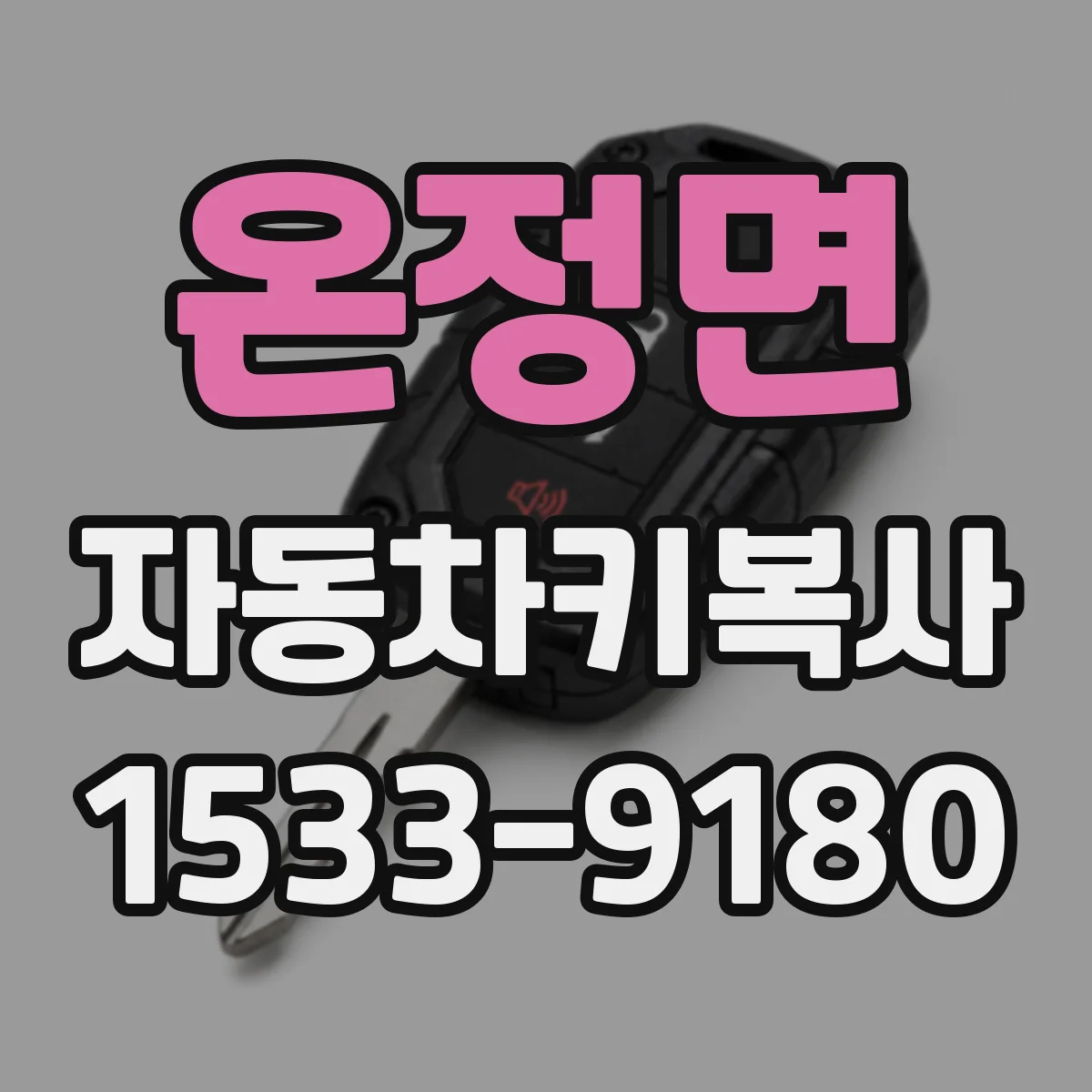 온정면 자동차키복사