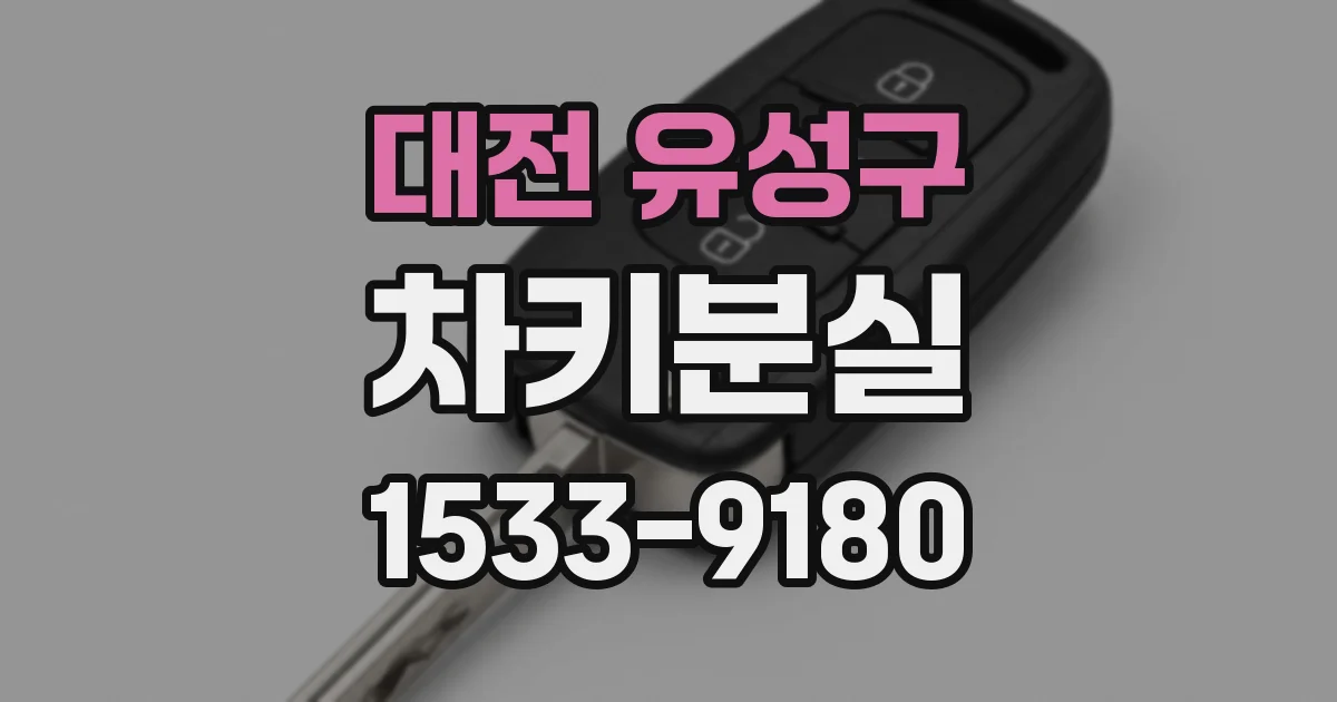 대전 유성구 차키분실