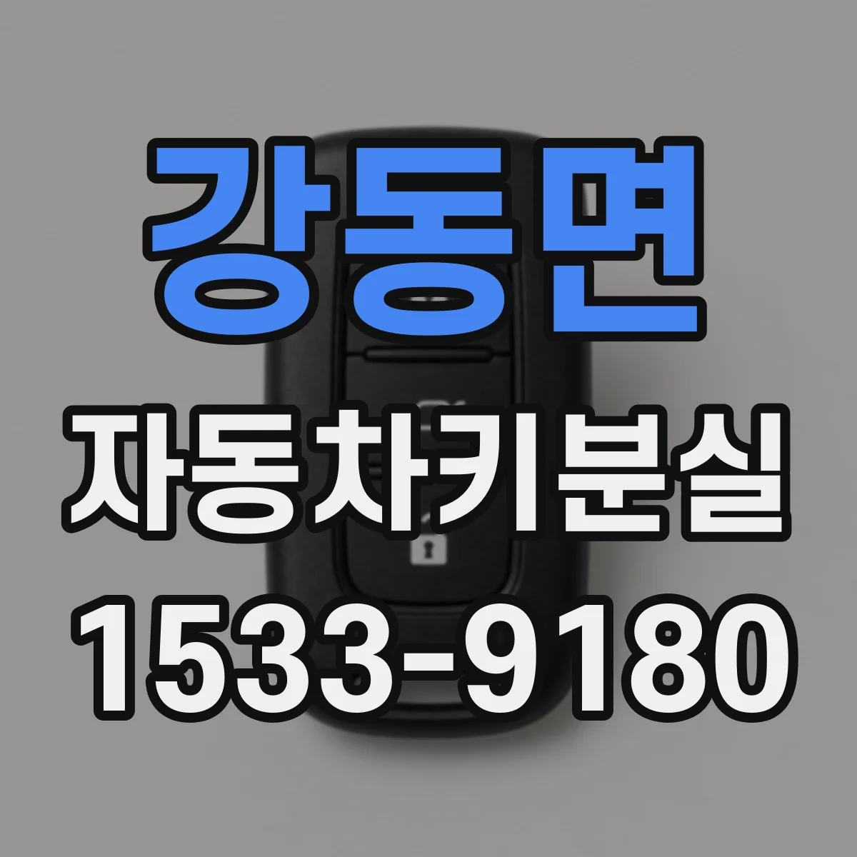강동면 자동차키분실