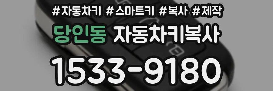 당인동 자동차키복사