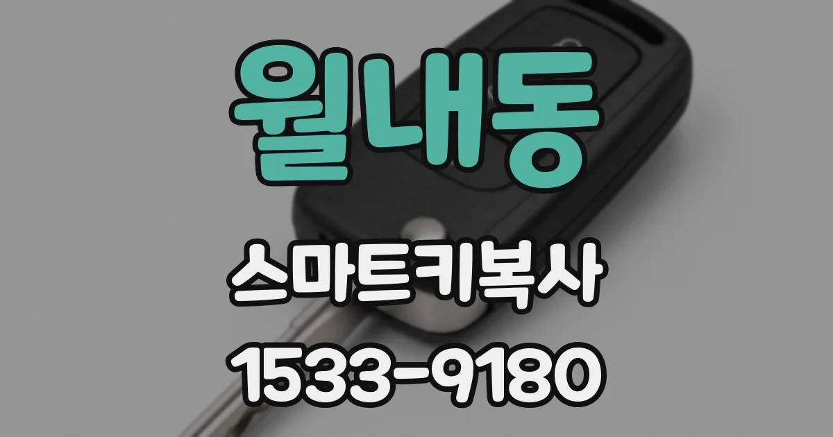 월내동 스마트키복사