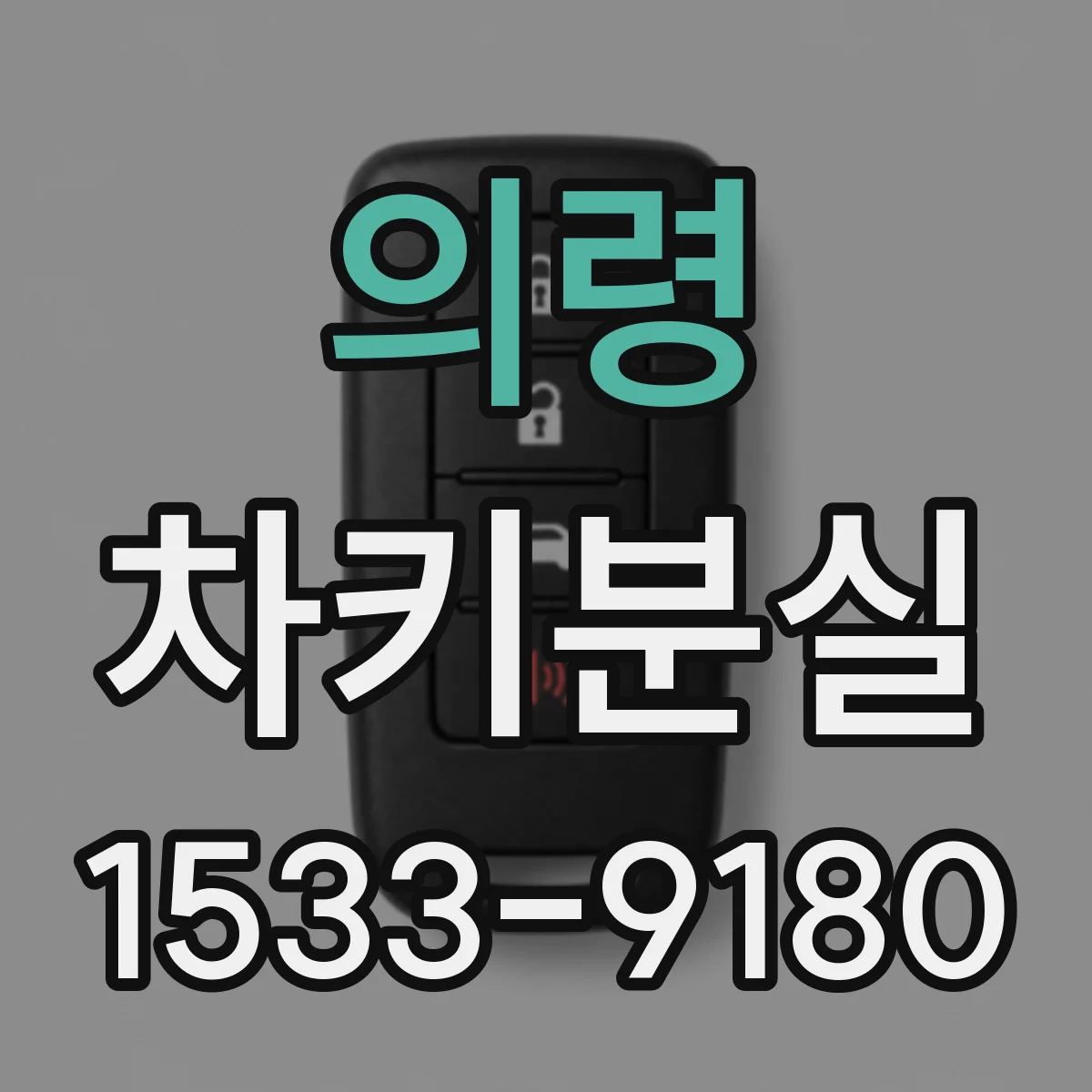의령 차키분실