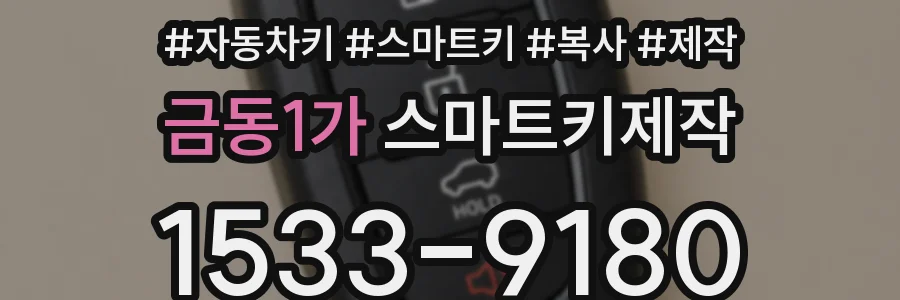 금동1가 스마트키제작