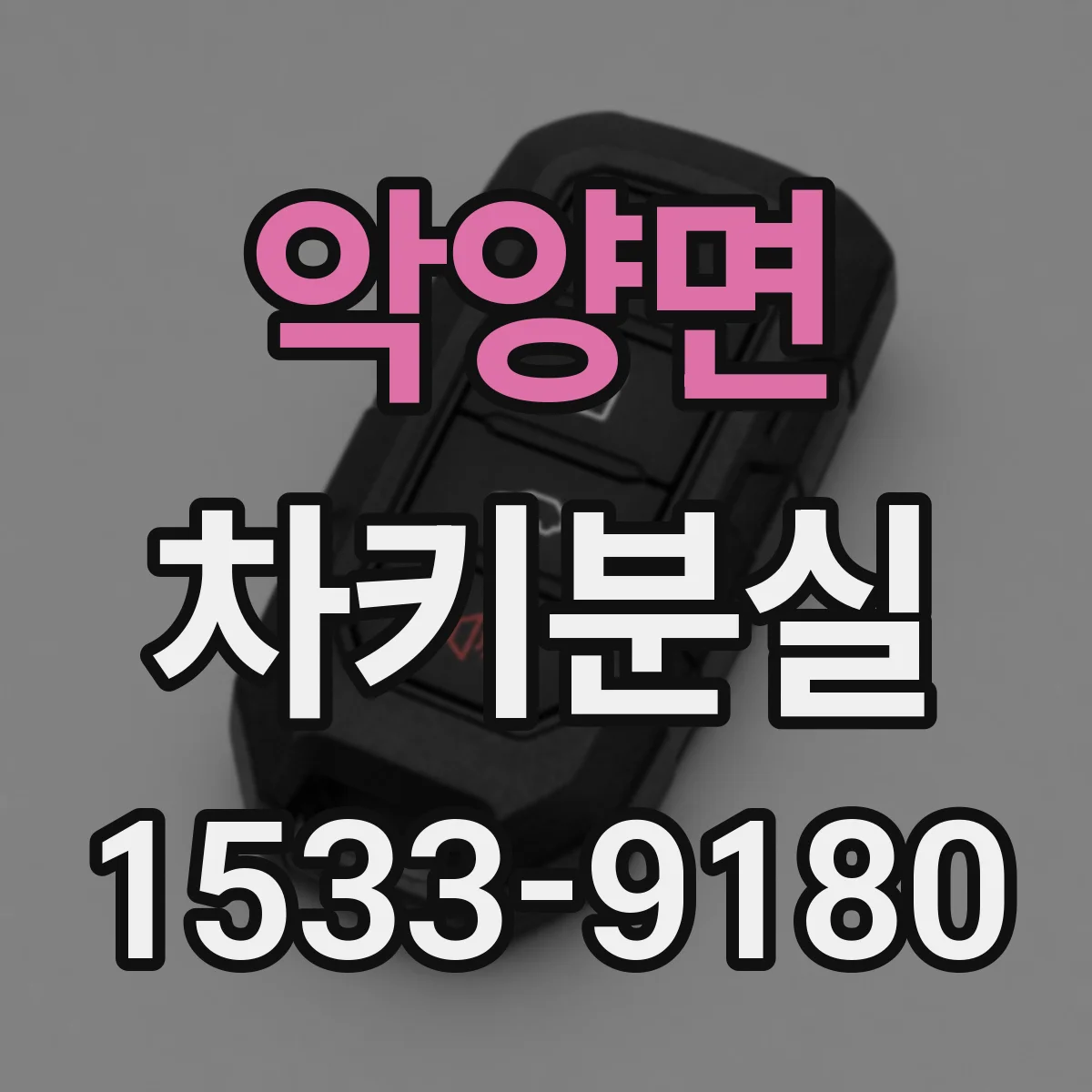 악양면 차키분실