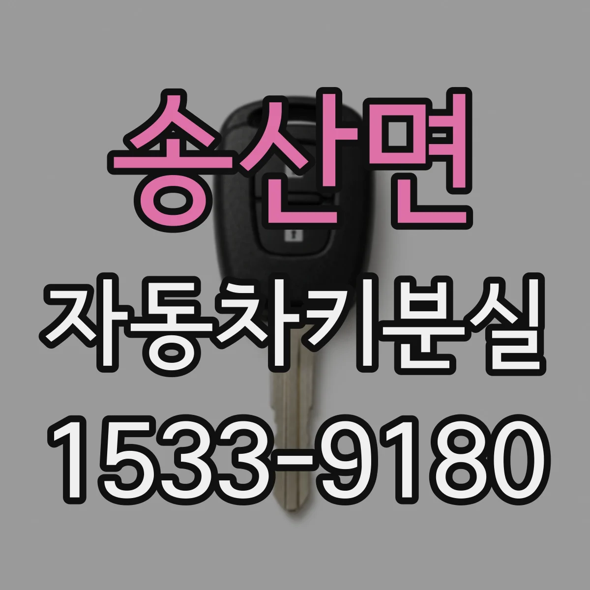 송산면 자동차키분실