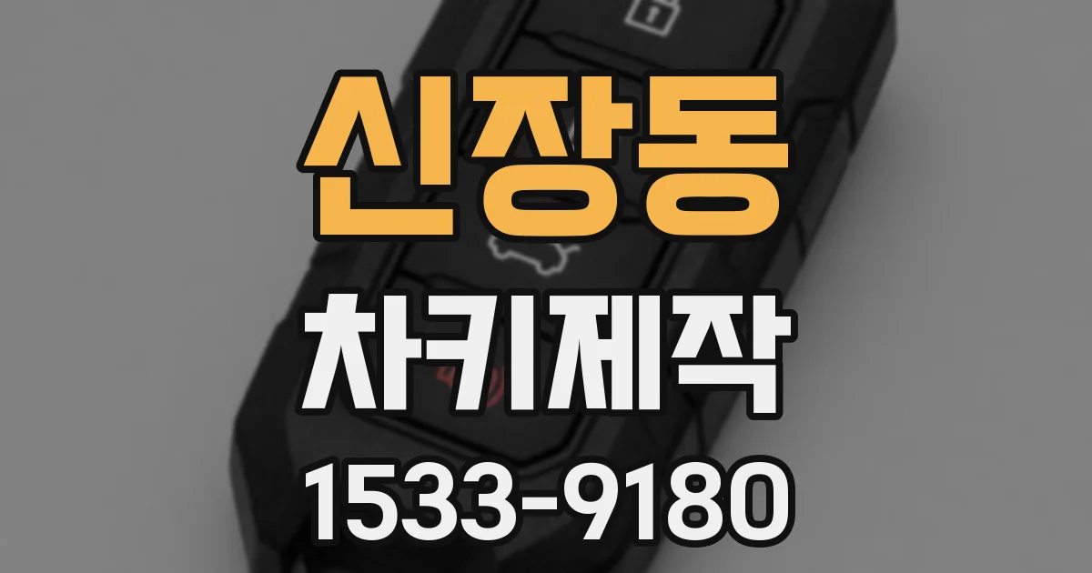 신장동 차키제작