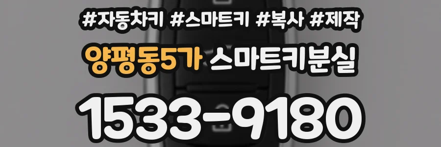 양평동5가 스마트키분실
