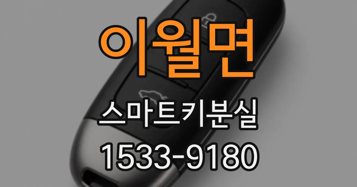 이월면 스마트키분실